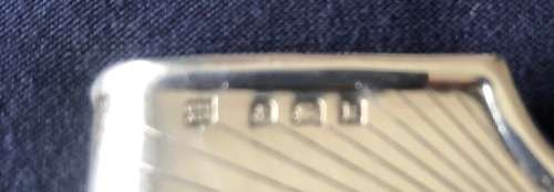 HALLMARKED BIRMINGHAM 1909 SILVER CARD CASE